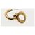 Orecchino Pierce in metallo dorato Christian Dior Auth bs29177 D'oro - vista 3