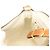 Céline Borsa a Spalla in Pelle Bianca e Argento CELINE Auth bs29347 Bianco - vista 20