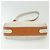 Céline Borsa a Spalla in Pelle Bianca e Argento CELINE Auth bs29347 Bianco - vista 5