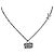 COLLANA LV KEEPALL LOUIS VUITTON metallo Argento M00914 LV Auth 142404M