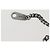 COLLANA LV KEEPALL LOUIS VUITTON metallo Argento M00914 LV Auth 142404M - vista 15