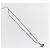 COLLANA LV KEEPALL LOUIS VUITTON metallo Argento M00914 LV Auth 142404M - vista 2