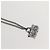COLLANA LV KEEPALL LOUIS VUITTON metallo Argento M00914 LV Auth 142404M - vista 8