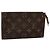 LOUIS VUITTON Monogram Bucket PM Accessory Pouch LV Auth 142420