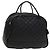 Borsa Boston CHANEL in tela rivestita nera argento CC Auth bs29253 Nero
