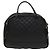 Borsa Boston CHANEL in tela rivestita nera argento CC Auth bs29253 Nero - vista 13