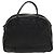 Borsa Boston CHANEL in tela rivestita nera argento CC Auth bs29253 Nero - vista 2