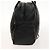 Borsa Boston CHANEL in tela rivestita nera argento CC Auth bs29253 Nero - vista 3