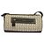 Céline Borsa a Spalla in Tela Macadam C di CELINE Beige Oro Auth 142248 D'oro - vista 13
