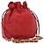 CHANEL Borsa a Spalla Matelassé in Pelle Rossa con Catena Dorata CC Auth 142310 Rosso D'oro