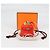 Hermès HERMES Micro Kelly Bag Charm Pelle Arancione Auth 141175SM - vista 12