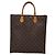 LOUIS VUITTON Borsa Sac Plat Monogram M51140 LV Auth 142171 Monogramma - vista 2