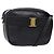 Borsa a Spalla Vala in Pelle Embossata Nera e Oro Auth BA5268 di Salvatore Ferragamo Nero D'oro