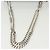 Borsa a Spalla BURBERRY Catena Smalto Argento Auth 140195 - vista 8