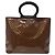 Céline CELINE Macadam Canvas Handtasche Emaille Braun Gold Auth 142207 Golden - Ansicht 13