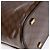 Céline CELINE Macadam Canvas Handtasche Emaille Braun Gold Auth 142207 Golden - Ansicht 16