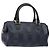 Pequin Sac à main en toile Pecan FENDI bleu marine et or Auth ep10858 Doré