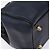 Pequin Sac à main en toile Pecan FENDI bleu marine et or Auth ep10858 Doré - vue 17