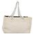 CHANEL Borsa a Spalla Matelassé Catena Paglia Bianco Oro CC Auth 142166 D'oro