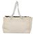 CHANEL Borsa a Spalla Matelassé Catena Paglia Bianco Oro CC Auth 142166 D'oro - vista 13