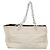 CHANEL Borsa a Spalla Matelassé Catena Paglia Bianco Oro CC Auth 142166 D'oro - vista 2