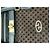 Borsa a mano Gucci GG Monogram in pelle blu scuro - vista 7