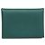 Tarjetero Calvi Duo de cuero Epsom de Hermès en verde
