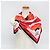 Foulard in seta Hermès Carre ARCS EN CIEL Rosso Arancione - vista 10
