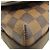 Borsa a Spalla Louis Vuitton Damier Brooklyn MM N51211 Marrone Damier ebene - view 4