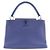 Borsa Capucines in pelle MM Louis Vuitton Blu