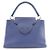 Borsa Capucines in pelle MM Louis Vuitton Blu - vista 2