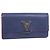 Louis Vuitton Capucines Long Wallet Leather Navy blue