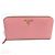 Prada Pink Saffiano Metall Langbörse