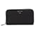 Cartera larga con placa de logo triangular Prada Negro  - vista 1