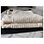 Borsa da spiaggia Chanel in cotone beige con pochette - vista 16