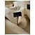 Borsa da spiaggia Chanel in cotone beige con pochette - vista 5