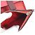 LOEWE Two-Tone Anagram Small Vertical Wallet Brown Pink - view 10