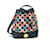 Versace Floral Chain Bucket Drawstring Schultertasche Schwarz Mehrfarben  - Ansicht 1