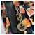 Versace Floral Chain Bucket Drawstring Schultertasche Schwarz Mehrfarben  - Ansicht 5