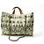 BORSA A MANO CHANEL DEAUVILLE ILIAD MM CANVAS GRIGIO - vista 2