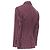 Blazer in lana a righe bordeaux e grigio con tasca a ribalta di Dolce & Gabbana - vista 6