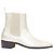 Tom Ford metallic light g leather cuban heels Chelsea ankle boots
