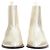 Tom Ford metallic light g leather cuban heels Chelsea ankle boots - view 3