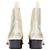 Tom Ford metallic light g leather cuban heels Chelsea ankle boots - view 5