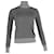 Joseph Metallic Rollkragenpullover aus grauer Wolle