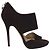 Sandales ouvertes Lagoon en daim marron de Jimmy Choo Rouge