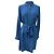 Vestido Mini Cinturón en Seda Azul de Diane von Furstenberg Azul claro