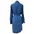 Vestido Mini Cinturón en Seda Azul de Diane von Furstenberg Azul claro - vista 3