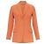 Hermès Blazer de Lino con Botón y Logo de Hermes Naranja