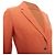 Hermès Blazer de Lino con Botón y Logo de Hermes Naranja - vista 2